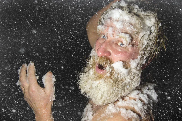 Extreme Verhärtung im Schnee — Stockfoto