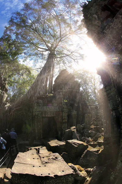 Den antika arkitekturen i Angkor Wat, Kambodja — Stockfoto