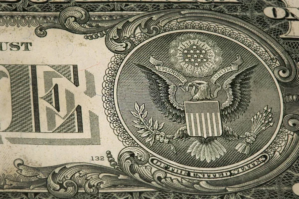 Bankbiljet een Amerikaanse dollar — Stockfoto