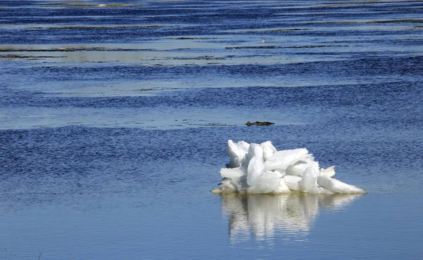 얼음 물과 하늘 — 스톡 사진