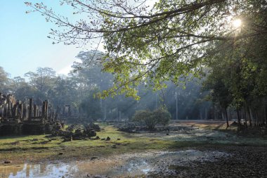 Angkor Wat, Kamboçya - 20 Aralık 2014: An'a gezi turu
