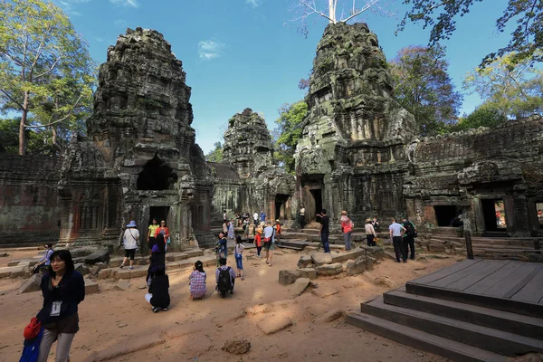 Άνγκορ Βατ, Καμπότζη-20 Δεκεμβρίου, 2014: Περιήγηση σε αξιοθέατα — Φωτογραφία Αρχείου