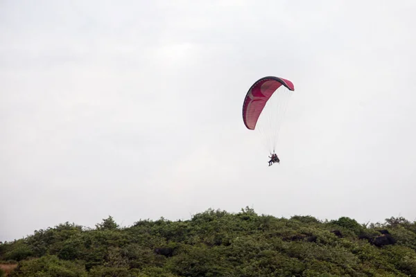 North Goa, Arambol, Mandrem / India - December 2018: people play — стоковое фото