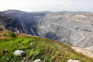 Karagaysky kariyeri. çukur madenciliği