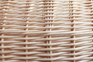 Bir hasır sepet dokusuna