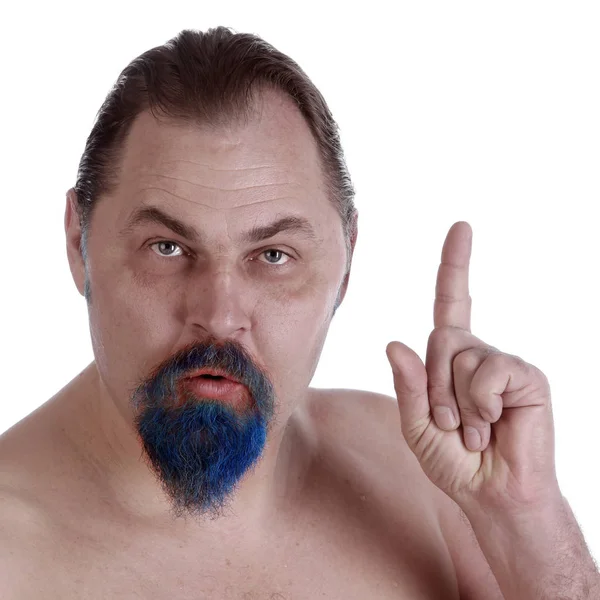 Синяя борода — стоковое фото