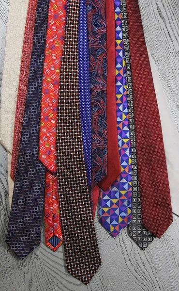Άφθονο πολύχρωμο γραβάτες — Φωτογραφία Αρχείου