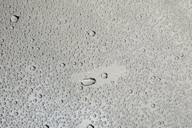 Cam üzerinde arkaplan damlaları