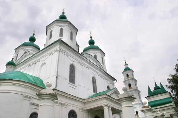 Paesaggio Urbano Spassky Cattedrale Elabuga Estate Giornata Nuvolosa — Foto Stock