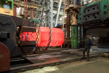 Ekaterinburg, Rusya - 01 Şubat 2013: 1 Şubat 2013 'te fabrika ağır mühendisliği 