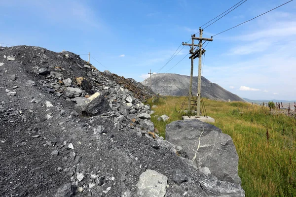 Minería Hoyos Verano Karagaysky Carreras Minería Magnesita — Foto de Stock