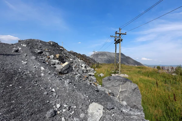 Minería Hoyos Verano Karagaysky Carreras Minería Magnesita — Foto de Stock