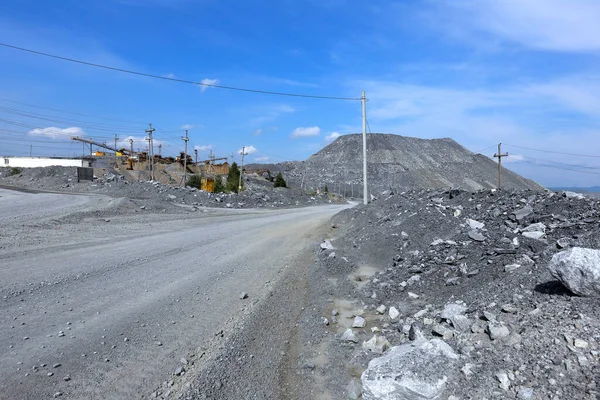 Minería Hoyos Verano Karagaysky Carreras Minería Magnesita — Foto de Stock