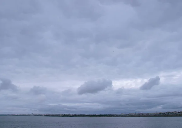 Paisaje Cielo Dramático Antes Tormenta — Foto de Stock