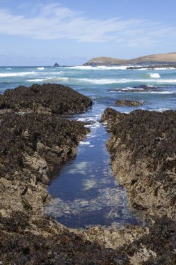 Treyarnon Bay, Cornwall, İngiltere