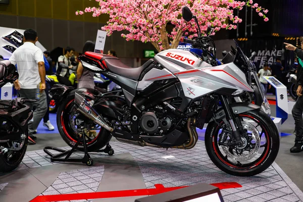 Bangkok, Tayland, 24 Ağustos 2019 - Yeni sürüm Suzuki Katana Bangkok Büyük Motor Satışı 2019