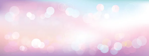 Pastel Fondo Vector Abstracto Elegante Con Luces Bokeh — Archivo Imágenes Vectoriales