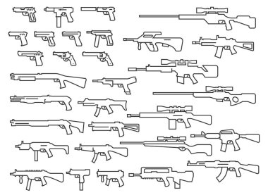 Vektör silahları, ince çizgiye yerleştirilmiş silahlar.