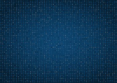 Mavi bilgisayar kodu vektör arkaplanı