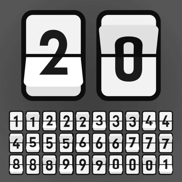 Flip clock Stock Vector Image by ©greyj 49280845