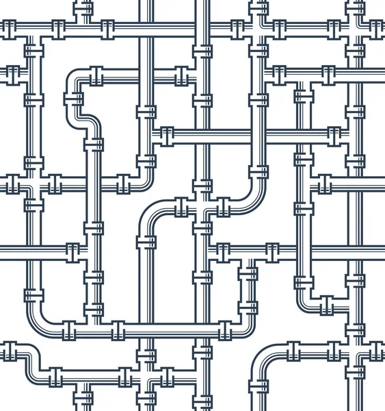 Fondo Sin Costura Tuberías Entretejidas — Vector de stock