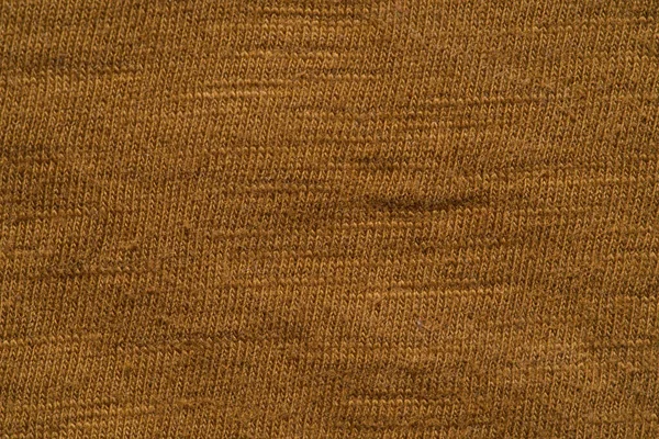 Brown fabric texture close, macro shot — Stock Photo, Image