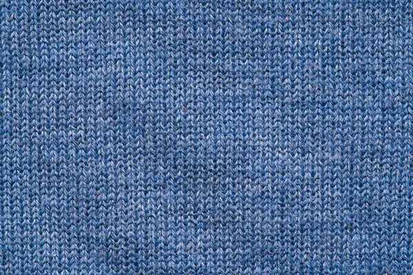 Blue fabric texture close, macro shot — Stock Photo, Image