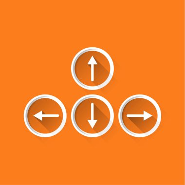 ok klavye tuşları vektör