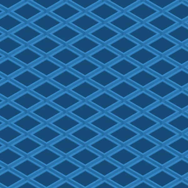 Blue Isometric Cubes Background Texture — Stock Vector