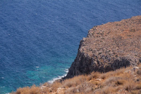 Θέα Στη Θάλασσα Από Τον Γκρεμό — Φωτογραφία Αρχείου