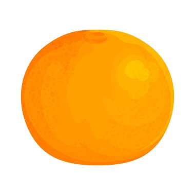 Bir portakalın güzel bir çizimi