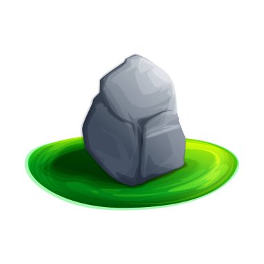 Güzel resimli bir taş.