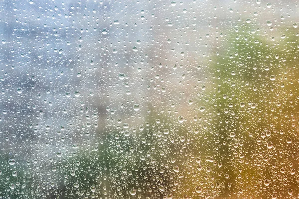 Gotas de água no copo. Gotas de água — Fotografia de Stock