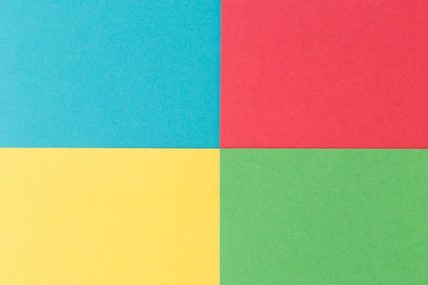 Soyut geometrik kağıt arka plan. Yeşil, sarı, kırmızı, mavi trend renkler — Stok fotoğraf