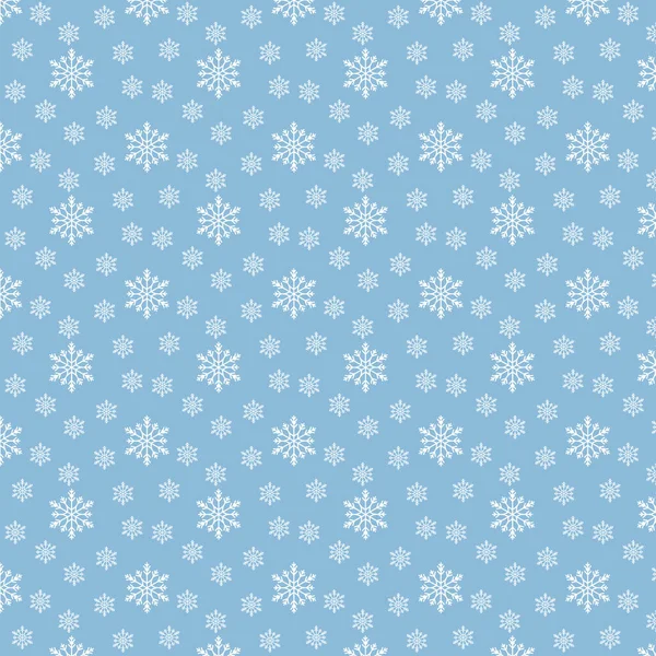 Pastel Mavi Arka Planda Kar Taneleri Olan Kusursuz Bir Noel — Stok fotoğraf
