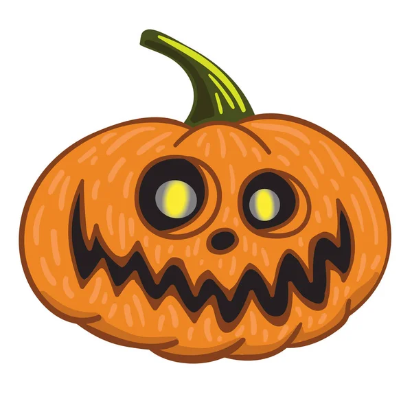 Pompoen halloween Vector Illustratie voor decoratie en design — Stockvector