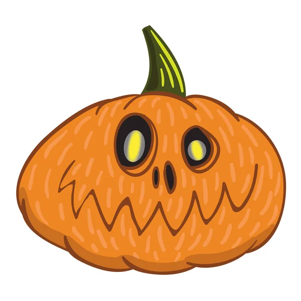 Pumpa halloween vektor Illustration för inredning och design — Stock vektor