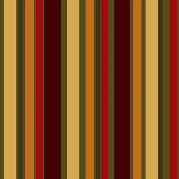 Vertical line pattern of green, red, yellow, orange, brown — ストックベクタ