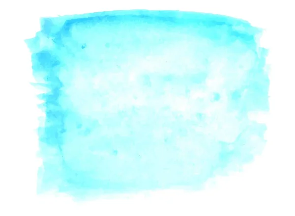Vektor Aquarell Hintergrund Blauer Abstrich Lagerillustration Für Design Und Dekor — Stockvektor
