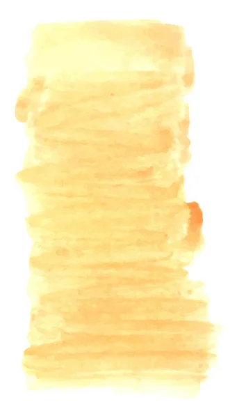 Векторный Акварель Фон Оранжевый Цвет Мазок Фондовая Иллюстрация Дизайна Декора — стоковый вектор