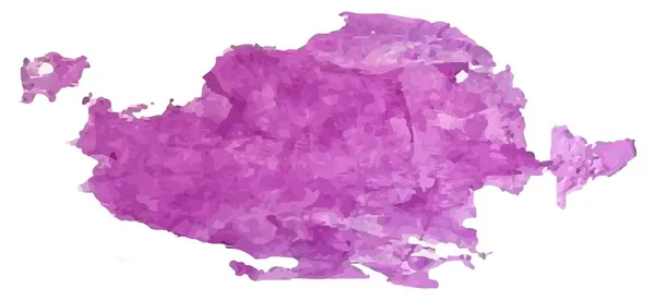 Векторная Акварель Фиолетовое Пятно Белом Фоне Фондовая Иллюстрация Дизайна Декора — стоковый вектор
