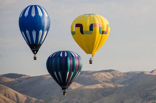 Vroege Ochtend Lancering Van Hete Lucht Ballonnen — Stockfoto