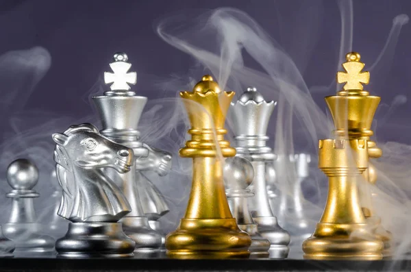 Bitva Nelítostného Šachy Mlha Války — Stock fotografie