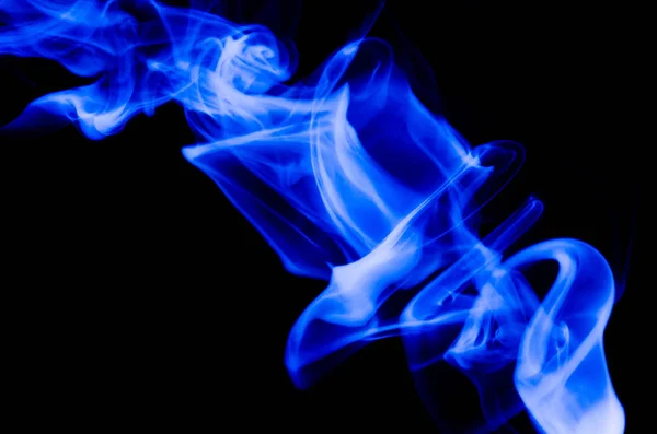Abstrato Natureza Beleza Delicada Elegância Uma Sabedoria Fumaça Azul — Fotografia de Stock