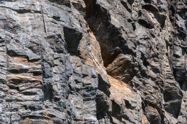 Doğa Özeti: Kaya Duvarındaki Çatlaklar ve Yarıklar Tarafından Yaratılan Desen