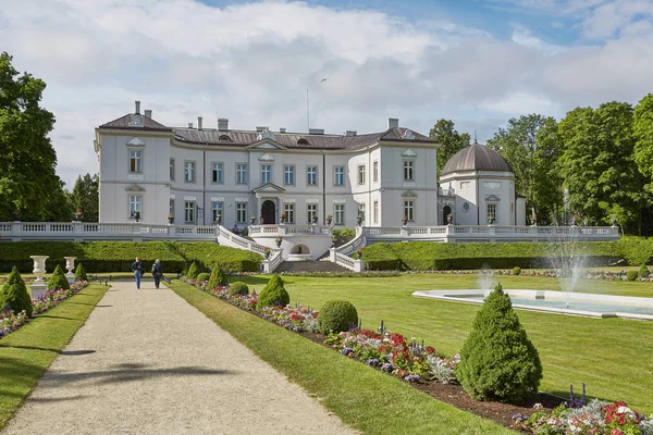 Połąga Litwa Lipca 2017 Piękne Muzeum Bursztynu Tiskeviciai Pałacu Ogrodu — Zdjęcie stockowe