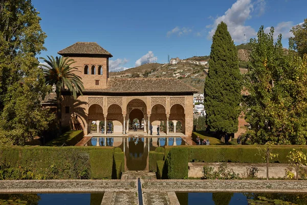 Palácio Partal Alhambra Granada Espanha — Fotografia de Stock