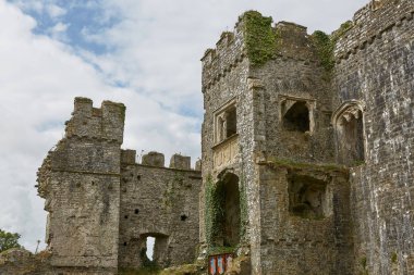 Pembrokeshire, Galler, İngiltere, İngiltere'de tarihi Carew kalede