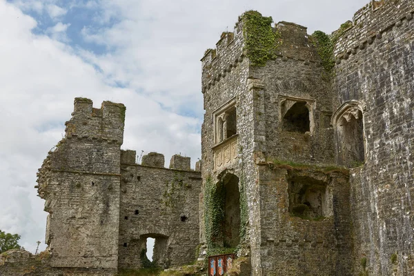 Historische Carew Castle Pembrokeshire Wales Engeland — Stockfoto