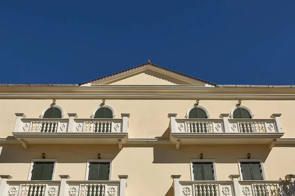 Fassadendetail Eines Wohnhauses Auf Der Insel Zakynthos Ionisches Meer Griechenland — Stockfoto